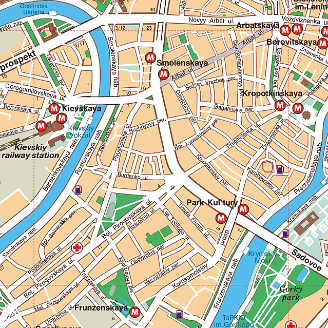 moscow stadt center karte